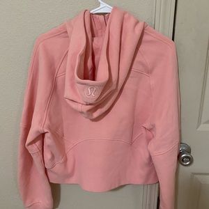 NWOT Lululemon Oversized Scuba Half Zip Hoodie in Dew Pink (XS/S)